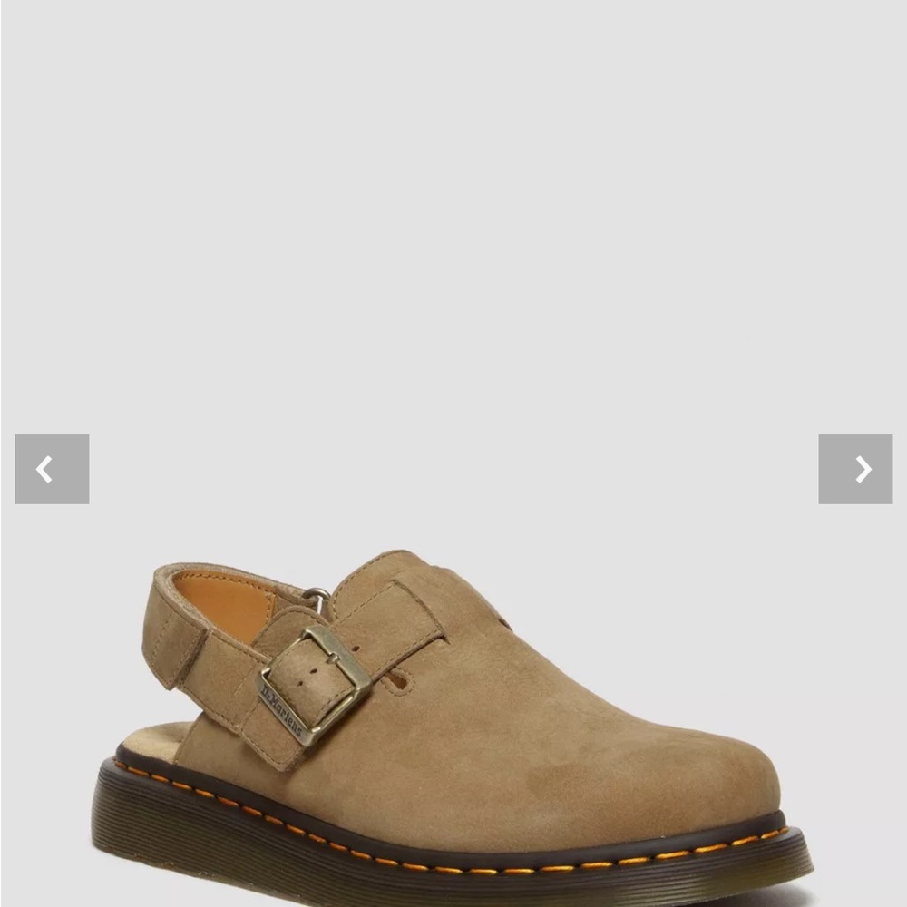 Dr. Martens JORGE II TUMBLED NUBUCK LEATHER SLINGBACK MULES